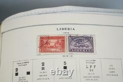 COLLECTION MONDIALE L/Z 1850-1930 DE PLUS DE 3 400 TIMBRES NEUFS ET USAGÉS DANS UN ALBUM SCOTT