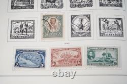 COLLECTION MONDIALE L/Z 1850-1930 DE PLUS DE 3 400 TIMBRES NEUFS ET USAGÉS DANS UN ALBUM SCOTT