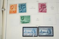 COLLECTION MONDIALE S-Z 1940s-1980s DE PLUS DE 3000 TIMBRES NEUFS ET USAGÉS DANS UN ALBUM SCOTT
