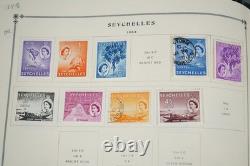 COLLECTION MONDIALE S-Z 1940s-1980s DE PLUS DE 3000 TIMBRES NEUFS ET USAGÉS DANS UN ALBUM SCOTT