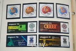 COLLECTION MONDIALE S-Z 1940s-1980s DE PLUS DE 3000 TIMBRES NEUFS ET USAGÉS DANS UN ALBUM SCOTT