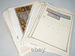 COLLECTION MONDIALE U-T DES ANNÉES 1910 AUX ANNÉES 1970 DE PLUS DE 800 TIMBRES NEUFS ET OBLITÉRÉS SUR FEUILLES D’ALBUM