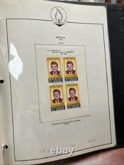 COLLECTION SPÉCIALISÉE JFK 5 classeurs alphabétiques de l’Amérique au Yémen