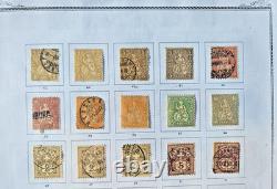 COLLECTION SUISSE – 1 000 timbres neufs et oblitérés, 1862-2000, 62 pages d’album