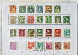 COLLECTION SUISSE – 1 000 timbres neufs et oblitérés, 1862-2000, 62 pages d’album