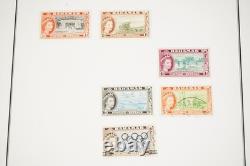 COLONIES BRITANNIQUES 1860-1970 COLLECTION DE 600 TIMBRES NEUFS ET UTILISÉS DANS UN ALBUM