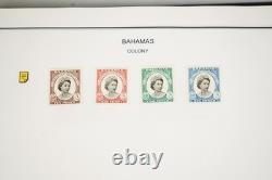 COLONIES BRITANNIQUES 1860-1970 COLLECTION DE 600 TIMBRES NEUFS ET UTILISÉS DANS UN ALBUM