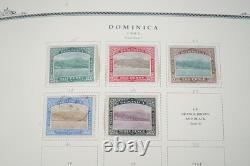 COLONIES BRITANNIQUES 1860s-1960s COLLECTION DE PLUS DE 1 150 TIMBRES NEUFS ET USAGÉS DANS UN ALBUM