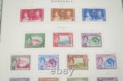 COLONIES BRITANNIQUES 1860s-1960s COLLECTION DE PLUS DE 1 150 TIMBRES NEUFS ET USAGÉS DANS UN ALBUM