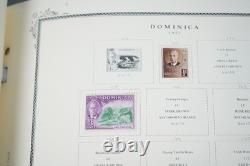 COLONIES BRITANNIQUES 1860s-1960s COLLECTION DE PLUS DE 1 150 TIMBRES NEUFS ET USAGÉS DANS UN ALBUM