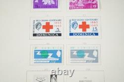 COLONIES BRITANNIQUES 1860s-1960s COLLECTION DE PLUS DE 1 150 TIMBRES NEUFS ET USAGÉS DANS UN ALBUM