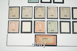 COLONIES DU PORTUGAL ANNÉES 1880-1910 COLLECTION DE 350 TIMBRES NEUFS ET OBLITÉRÉS SUR FEUILLES D'ALBUM