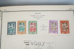 COLONIES FRANÇAISES ANNÉES 1930-1940 COLLECTION DE PLUS DE 750 TIMBRES STOCKÉS DANS UN ALBUM SCOTT