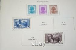 COLONIES FRANÇAISES ANNÉES 1930-1940 COLLECTION DE PLUS DE 750 TIMBRES STOCKÉS DANS UN ALBUM SCOTT