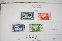 COLONIES FRANÇAISES ANNÉES 1930-1940 COLLECTION DE PLUS DE 750 TIMBRES STOCKÉS DANS UN ALBUM SCOTT