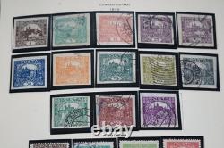 COREE TCHÉCOSLOVAQUE 1910-1940 COLLECTION DE PLUS DE 550 TIMBRES NEUFS ET USAGÉS DANS UN ALBUM SCOTT