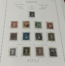 Canada 1851-1971 Lighthouse Hingeless Album Collection Lot Immobilier 6500$+ Mnh Vfu