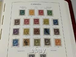 Canada 1851-1971 Lighthouse Hingeless Album Collection Lot Immobilier 6500$+ Mnh Vfu