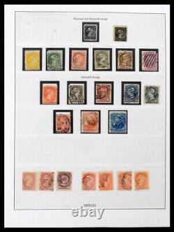 Canada 1859-2005 MNH MH Utilisé Certificat dans 5 Albums Lindner Collection de Timbres