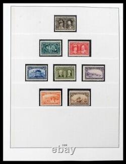 Canada 1859-2005 MNH MH Utilisé Certificat dans 5 Albums Lindner Collection de Timbres