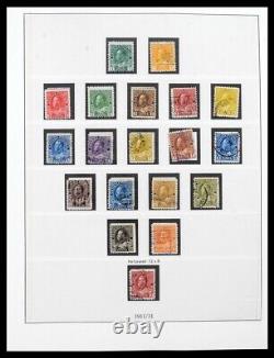 Canada 1859-2005 MNH MH Utilisé Certificat dans 5 Albums Lindner Collection de Timbres