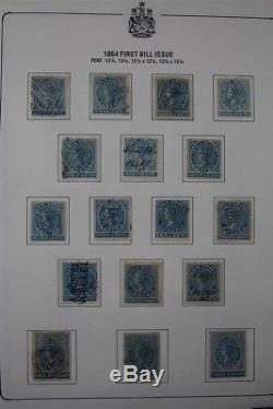 Canada 600+ Revenus 1864-19. Van Dam Album Stamp Collection