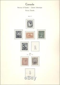 Canada Collection 1851-1999, En 3 Albums, Pratiquement Complets, Scott 52 155,00 $