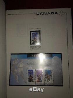 Canada, Excellente Collection De Timbres Album Scott Rempli À 50%