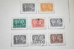 Canada GB et colonies années 1850-1930 collection de timbres neufs et oblitérés dans un album