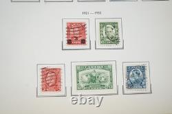 Canada GB et colonies années 1850-1930 collection de timbres neufs et oblitérés dans un album