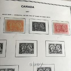 Canada & Provinces Collection De Timbres Dans L'album Harris Nice Clear Showguards