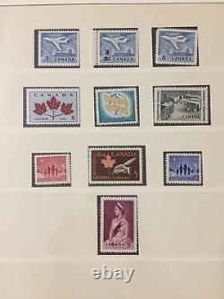 Canada Qe Mnh Collection D'albums +bob (aprx 250)gm1213
