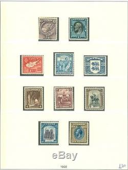 Chypre Une Belle Collection De Gommes Originales De La Menthe, Très Fine Sur Les Pages D'album