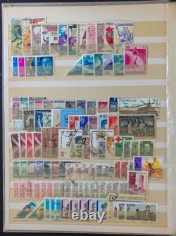 Classeur de collection de timbres du monde entier, neufs et oblitérés, environ 3 500 timbres ZAYIX