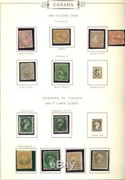 Collecte Canada 1851-1974, Dans L'album De Spécialité De Weldo À La Menthe Et À L'occasion De Scott 18 489 $
