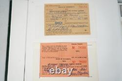 Collecte des Revenus Mondiaux de Plus de 545 Timbres Stockés dans un Album