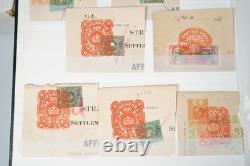 Collecte des Revenus Mondiaux de Plus de 545 Timbres Stockés dans un Album