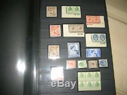 Collection 1924-1974 Wembley Puc Mariage Plain & Phos Commem Album Stamp +