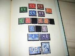 Collection 1940-1970 1948 Mariage Plain & Phos Commem Stamp + Album