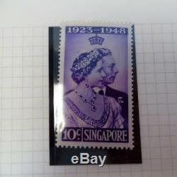 Collection 310 Malaisie Et Singapour Vintage Timbres Stanley Gibbons Sénateur Album