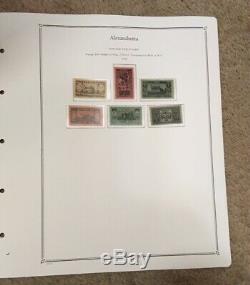 Collection Alexandretta Mint Sur Des Pages D'album Palo Hingeless Scv 498 $ Plus