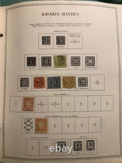 Collection Allemagne 2500+ Album Minkus 1849-1975 Bavière, Reich, occupé, RDA