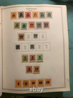 Collection Allemagne 2500+ Album Minkus 1849-1975 Bavière, Reich, occupé, RDA