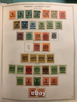 Collection Allemagne 2500+ Album Minkus 1849-1975 Bavière, Reich, occupé, RDA