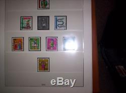 Collection Allemande De Timbres Dans Lindner Album Bund 1969-1979