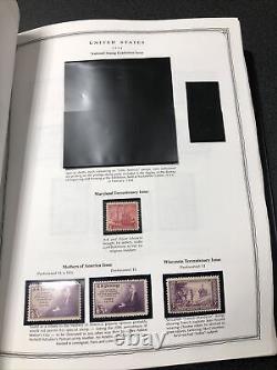 Collection Américaine Dans L'album 1920's-1988 Valeur De Détail La Plupart Jamais Hérissée Supérieure À 700 $+