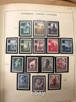 Collection Autriche Dans Album Beaucoup de Timbres à Bas Prix 1945-1990 (b670a)