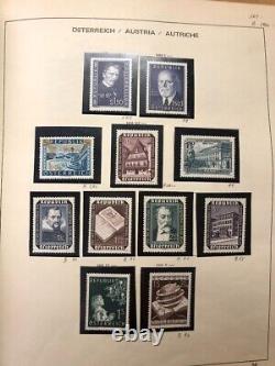 Collection Autriche Dans Album Beaucoup de Timbres à Bas Prix 1945-1990 (b670a)