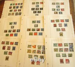 Collection Beaucoup Timbre Allemagne Menthe Des Années 1950-1970 Utilisé Sur Des Pages D'album Sans Charnières De Lindner