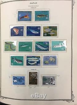 Collection Bj Stamps Japan, 1876-1977, Album Scott. Mh, Mnh, Utilisé. CV 771 $